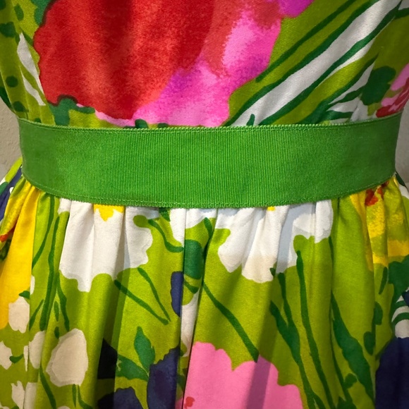 Englantine Rose Floral Print Long Gown / Maxi Dress by Bergdorf Goodman -  S - Picture 7 of 16